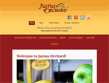 Tablet Screenshot of justusorchard.com